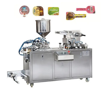 Buon prezzo Pasta liquida del ketchup dell'ape di Honey Blister Packing Machine Thermoforming dell'inceppamento del cioccolato in linea