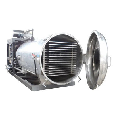 Buon prezzo Impianto di essiccazione della gelata di latte in polvere di capacità dell'alimento per animali domestici dell'essiccatore di gelata dell'alimento dell'asciugatrice/dell'essiccatore gelata di frutti 200kgs in linea