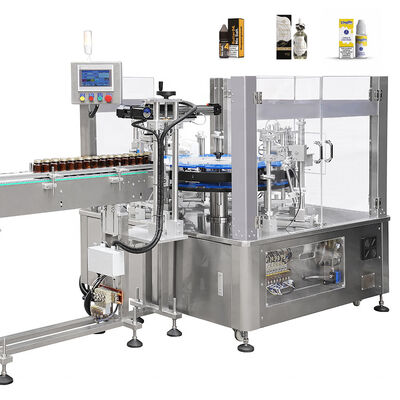 Buon prezzo Liquid Foundation & Lotion Cartoning Machine Fully Automatic Box Carton Packing Machine with Instruction Manual Putting in linea