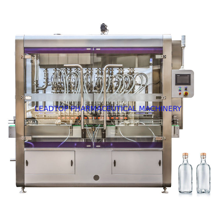 Macchina di riempimento e tappo di bottiglie Macchina di riempimento di bottiglie di succo 0.6MPa Pressione d'aria < 1% Precisione