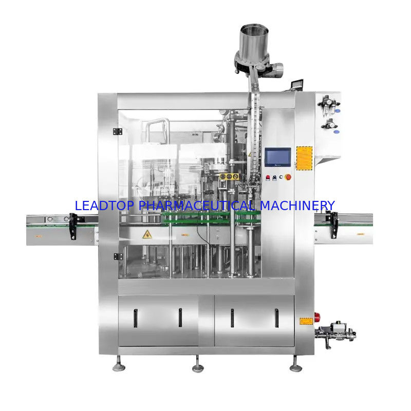 16 ugelli Macchina di riempimento di bottiglie di liquido rotativo CE per una capacità di riempimento di 50-5000 ml