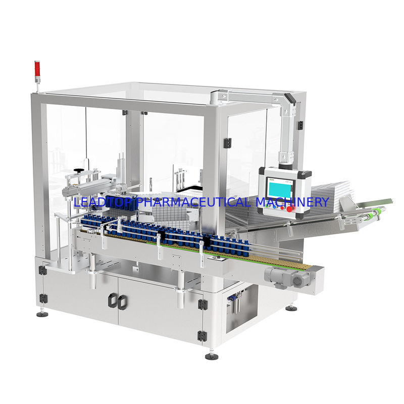 Macchina incartonatrice multi-bottiglia con pinze servoassistite e deviazione a doppia fila per un confezionamento efficiente di vari tipi di bottiglie