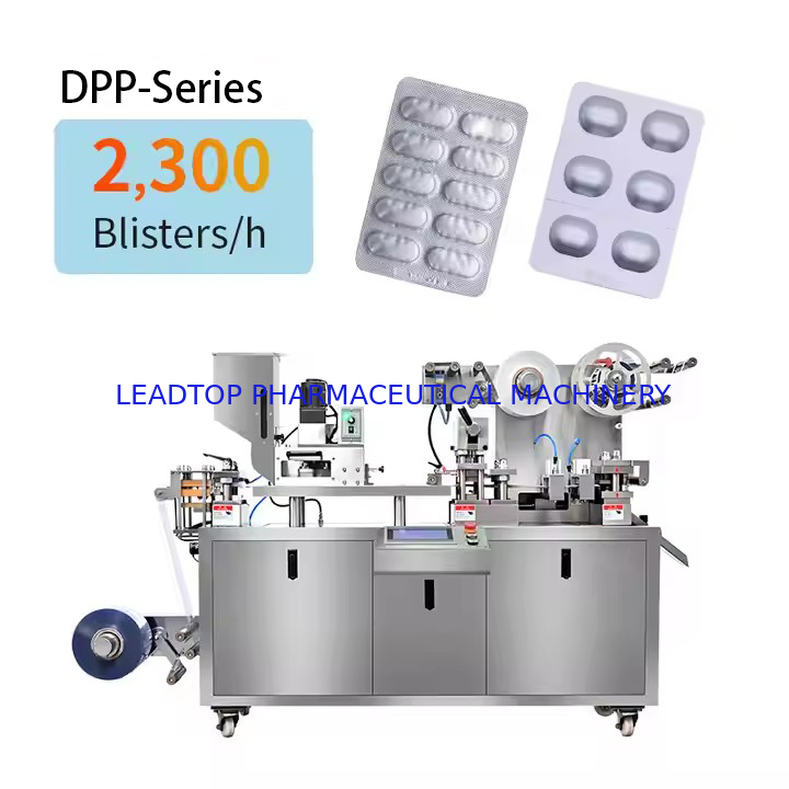 0.5-5ml Blister Packing Machine con 75dBA di livello di rumore e 0.6MPa di pressione dell'aria