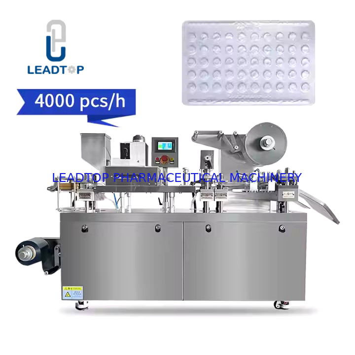 Confezionatrice blister ad alta velocità da 1,5KW per liquidi o paste 30-60 pezzi/min