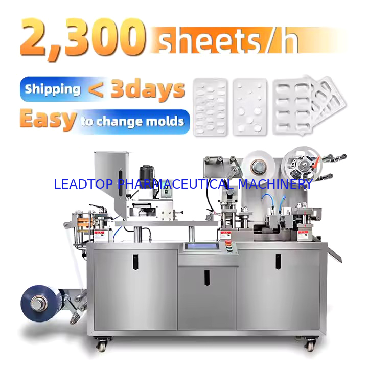Macchina blisteratrice 30-60 pezzi/min con controllo PLC