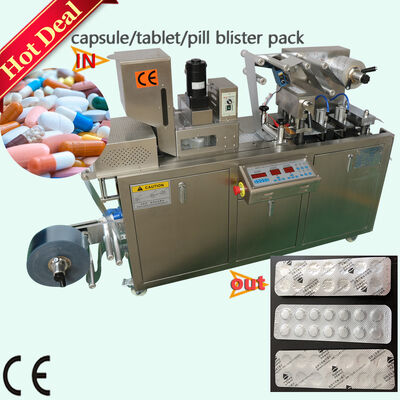 Buon prezzo Macchina imballatrice 2.2kw Mini Blue Tablet Capsule della bolla della pillola della compressa di Automactic in linea