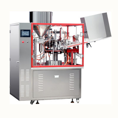 Buon prezzo Unguento automatico di riempimento 35pcs/Min del dentifricio in pasta della macchina di sigillamento della metropolitana crema cosmetica in linea