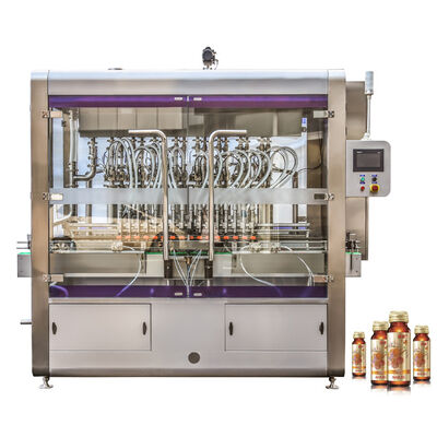 Buon prezzo Macchina di riempimento automatico di bottiglie d'acqua a rotazione di precisione con precisione di riempimento inferiore all'1% in linea