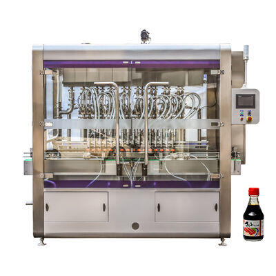 Buon prezzo Capacità 6 kW Macchina di riempimento liquido 16 Fabbrica di bottiglie a ugello certificata CE/GMP in linea