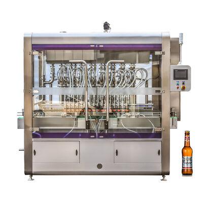 Buon prezzo 6 kW Consumo di potenza Macchina rotante di riempimento di liquidi con 16 ugelli in linea