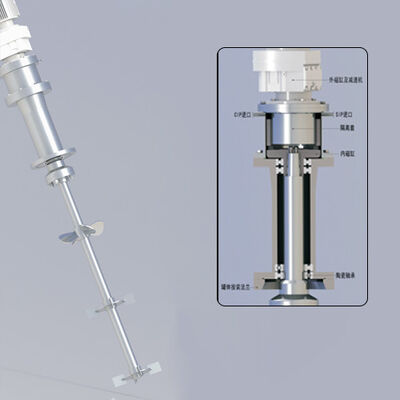 Buon prezzo Top Magnetic Levitation Mixer Food Biopharma Chemical 316L SS FDA GMP Zero-Bearing Wear Corrosion-proof in linea