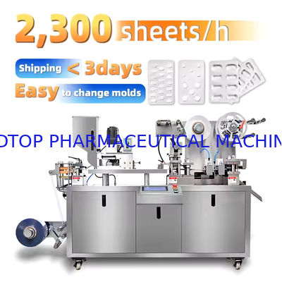 Buon prezzo Macchina blisteratrice 30-60 pezzi/min con controllo PLC in linea