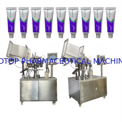 Buon prezzo Factory Custom Cream Glue Automatic Metal Aluminum Soft Tube Filling Sealing Tube Filling Machine in linea