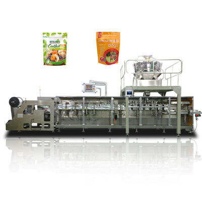 Buon prezzo Fully Automatic Double Sachet Form Fill Seal Washing Powder Chemical High Speed Horizontal multifunctional packaging machine in linea