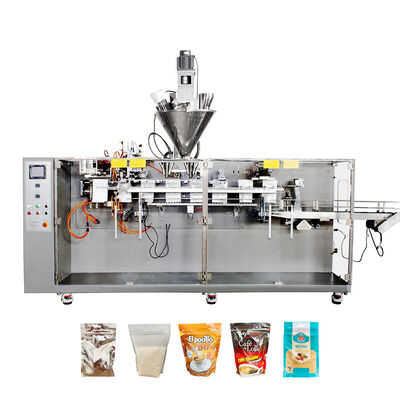 Buon prezzo Food Grade Sea Salt Brown Sugar 1kg 2kg Pouch Filling Automatic Horizontal multifunctional packaging machine in linea
