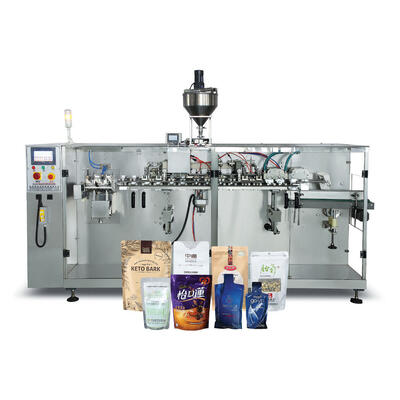 Buon prezzo Fully Automatic Premade Pouch Filling Nuts Coffee Bean Horizontal multifunctional packaging machine in linea