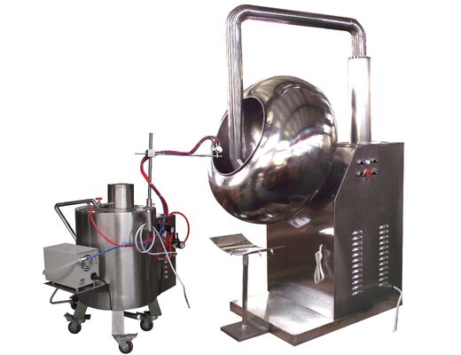 Buon prezzo Macchina di emulsione semplice della palla del cioccolato, macchina di rivestimento automatica della compressa in linea