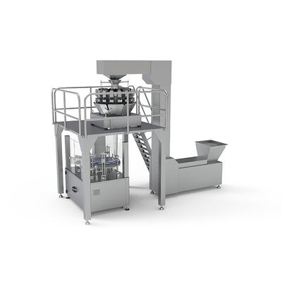 Buon prezzo 220V 50Hz 25bags/Min 0.7Mpa che pesa impacchettatrice in linea